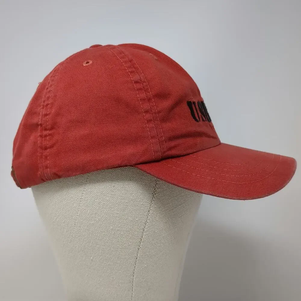 Polo Sport Ralph Lauren Baseball Cap Red One Size USRL 67 Cotton Adjustable Hat